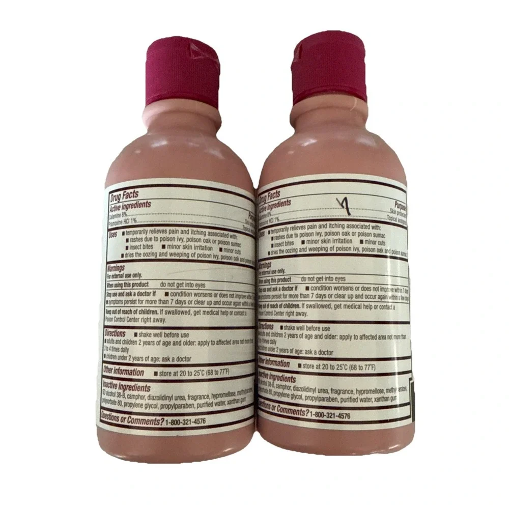 2 Calamine Lotion By Caladryl Skin Protectant Plus Itch Relief 6 Fl Oz Each